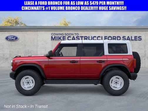 Ruby Red Metallic Tinted Clearcoat 2026 Ford Bronco Heritage Edition