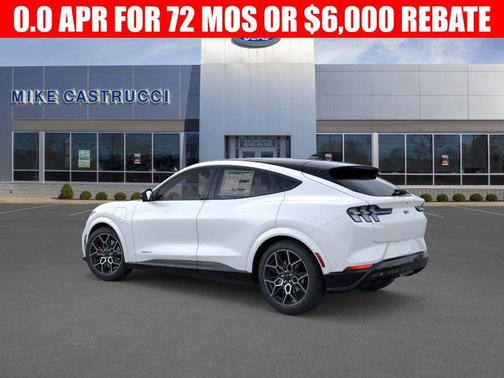 Star White Metallic Tri-Coat 2025 Ford Mustang Mach-E GT