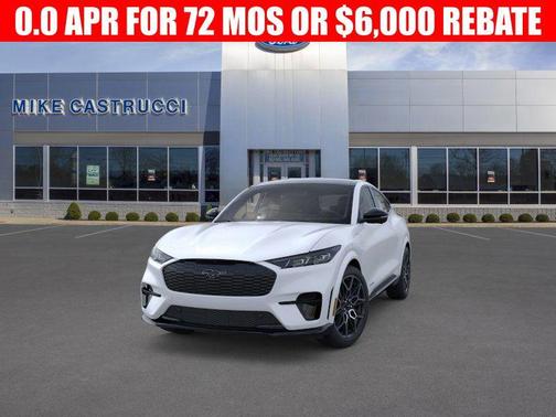 Star White Metallic Tri-Coat 2025 Ford Mustang Mach-E GT