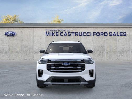 Star White Metallic Tri-Coat 2026 Ford Explorer Active
