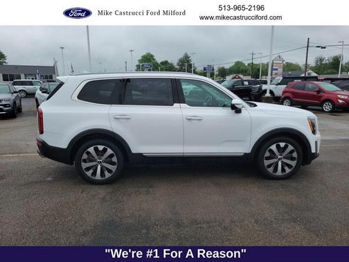 Glacial White Pearl 2021 Kia Telluride S