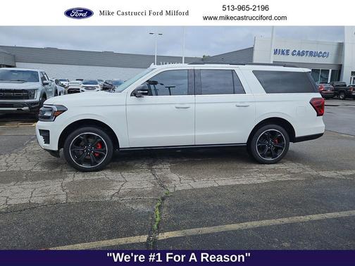 Star White Metallic Tri-Coat 2022 Ford Expedition Max Limited