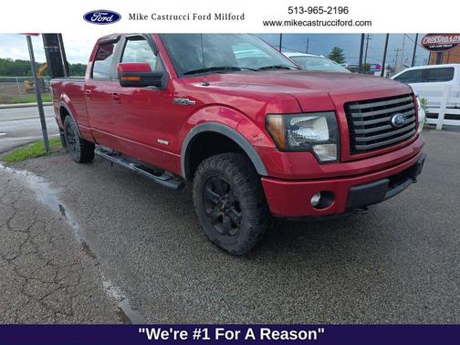 Red 2011 Ford F-150 FX4