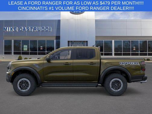 Shelter Green Metallic 2026 Ford Ranger Raptor