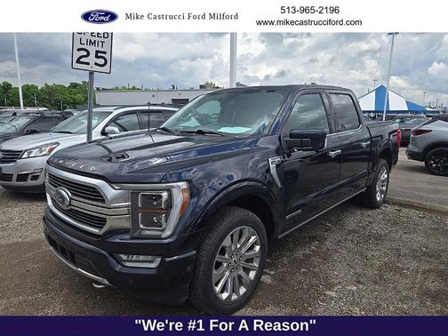 Antimatter Blue Metallic 2021 Ford F-150 Limited