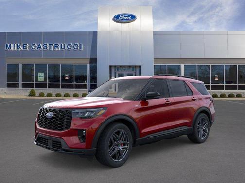 Rapid Red Metallic Tinted Clearcoat 2026 Ford Explorer ST-Line