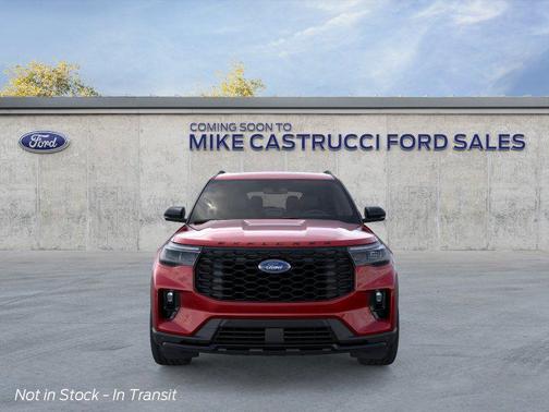 Rapid Red Metallic Tinted Clearcoat 2026 Ford Explorer ST-Line
