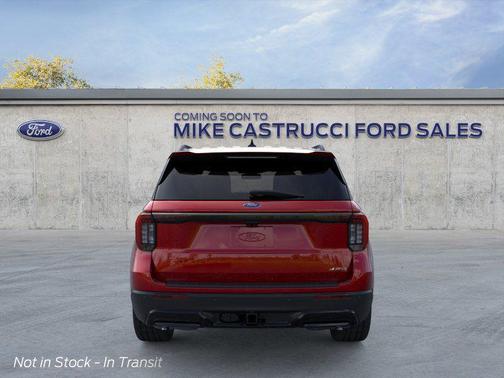 Rapid Red Metallic Tinted Clearcoat 2026 Ford Explorer ST-Line
