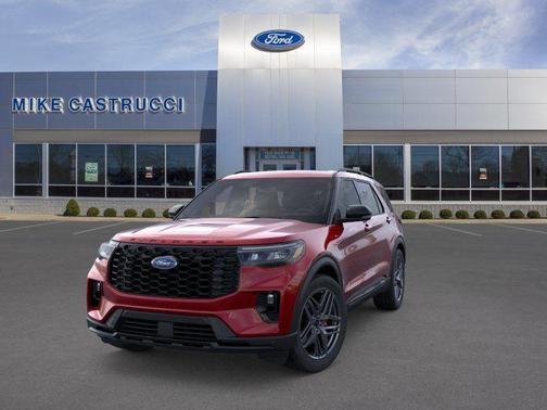 Rapid Red Metallic Tinted Clearcoat 2026 Ford Explorer ST-Line