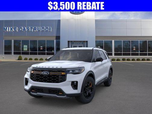 Space White Metallic 2026 Ford Explorer Tremor