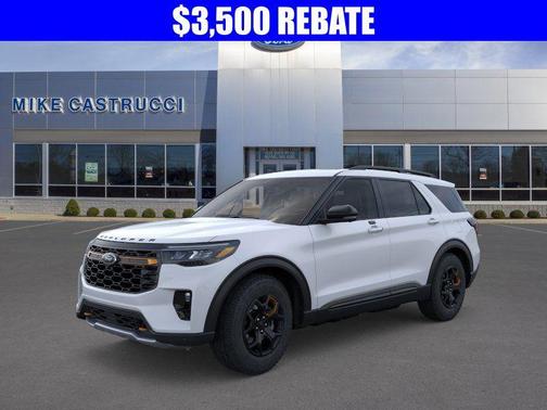 Space White Metallic 2026 Ford Explorer Tremor