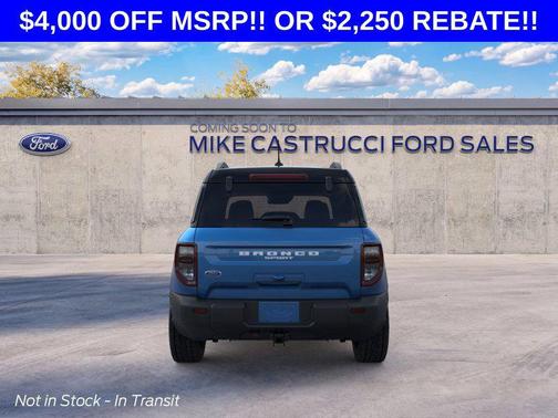 Velocity Blue Metallic 2026 Ford Bronco Sport Badlands
