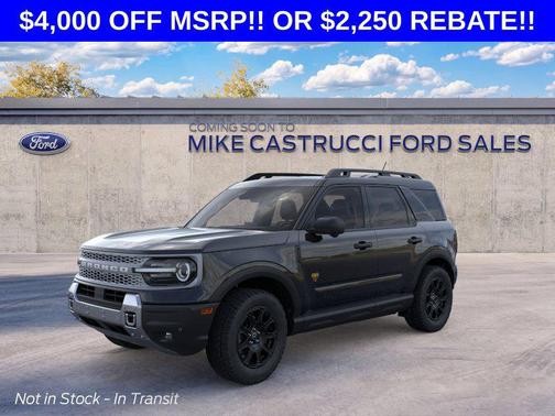 Shadow Black 2026 Ford Bronco Sport Badlands