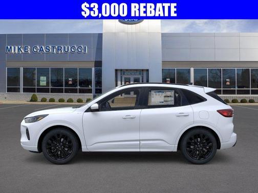 star white metallic tri-coat 2026 Ford Escape ST-Line Elite