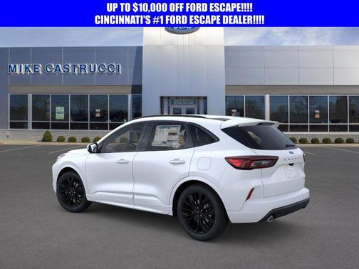 star white metallic tri-coat 2026 Ford Escape ST-Line Elite