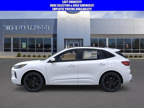 star white metallic tri-coat 2026 Ford Escape ST-Line Elite