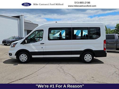 Oxford White 2023 Ford Transit-350 XLT