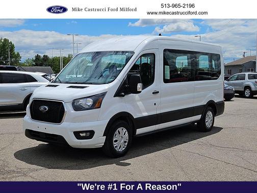 Oxford White 2023 Ford Transit-350 XLT