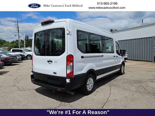 Oxford White 2023 Ford Transit-350 XLT