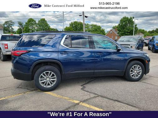 Northsky Blue Metallic 2023 Chevrolet Traverse LT Cloth