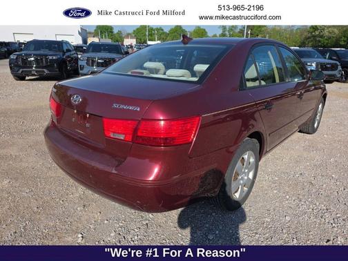 Dark Cherry Red 2010 Hyundai SONATA GLS