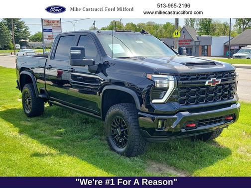 Black 2025 Chevrolet Silverado 2500 4WD Crew Cab Standard Bed ZR2