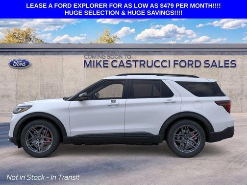 Space White Metallic 2026 Ford Explorer ST