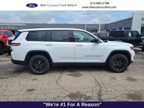 Bright White Clearcoat 2025 Jeep Grand Cherokee L Altitude