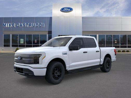Space White Metallic 2025 Ford F-150 Lightning XLT