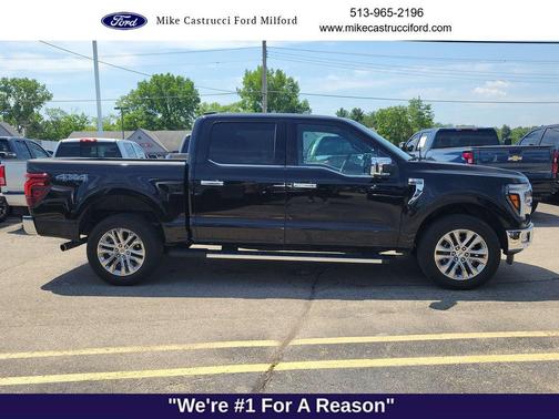 Agate Black Metallic 2024 Ford F-150 Lariat