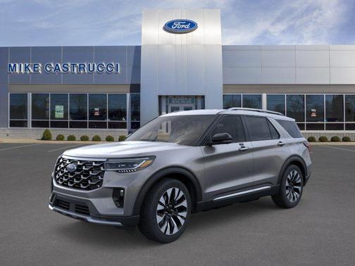 Carbonized Gray Metallic 2026 Ford Explorer Platinum