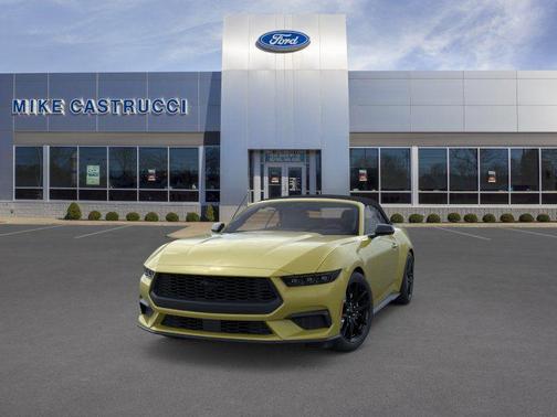 Intense Lime Yellow Metallic 2025 Ford Mustang EcoBoost