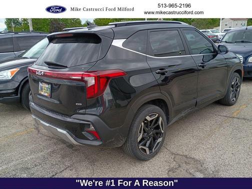 Fusion Black 2024 Kia Seltos SX Turbo