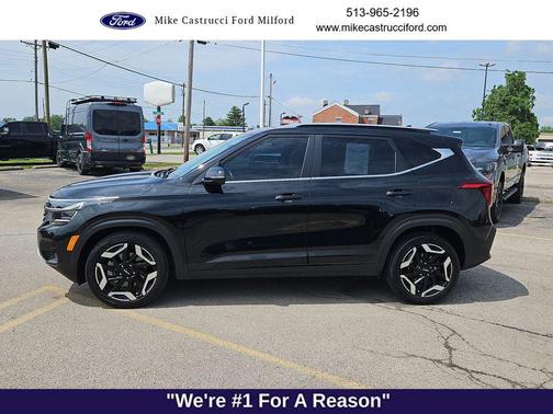 Fusion Black 2024 Kia Seltos SX Turbo