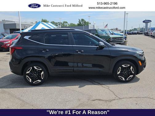 Fusion Black 2024 Kia Seltos SX Turbo