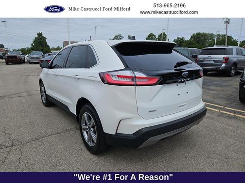 Star White Metallic Tri-Coat 2022 Ford Edge SEL