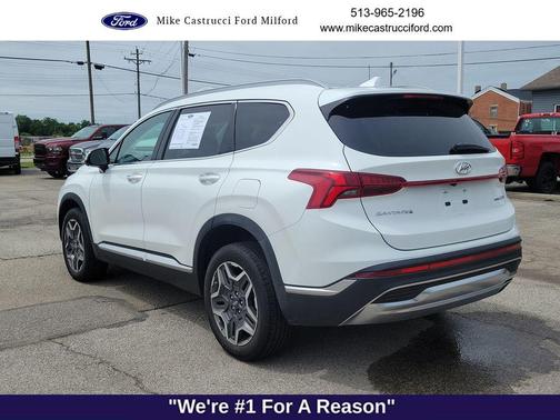 Quartz White 2023 Hyundai SANTA FE Limited