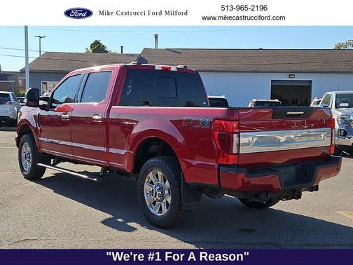 Rapid Red Metallic Tinted Clearcoat 2022 Ford F-350 Platinum