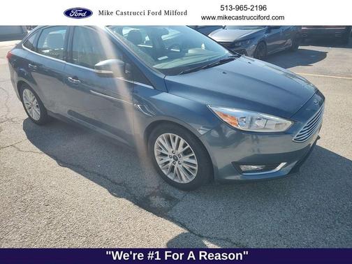 Blue Metallic 2018 Ford Focus Titanium