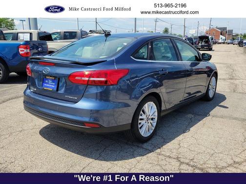 Blue Metallic 2018 Ford Focus Titanium