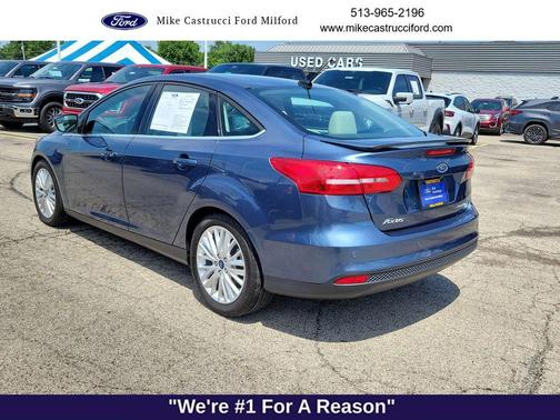 Blue Metallic 2018 Ford Focus Titanium