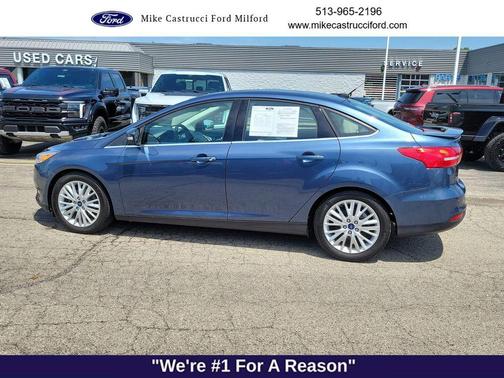 Blue Metallic 2018 Ford Focus Titanium