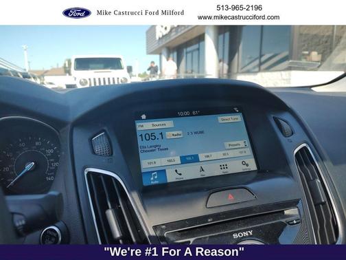 Blue Metallic 2018 Ford Focus Titanium