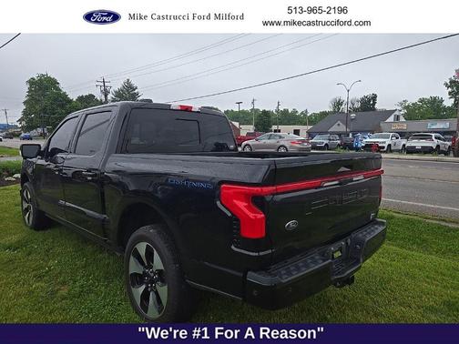 Agate Black Metallic 2023 Ford F-150 Lightning Platinum