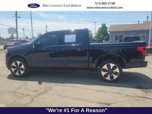Agate Black Metallic 2023 Ford F-150 Lightning Platinum