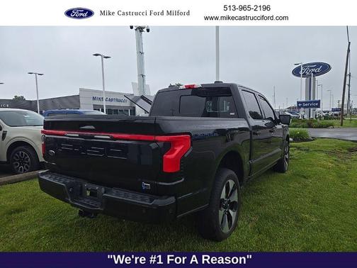 Agate Black Metallic 2023 Ford F-150 Lightning Platinum