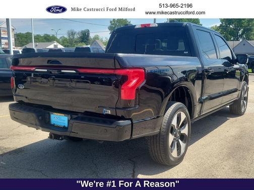 Agate Black Metallic 2023 Ford F-150 Lightning Platinum
