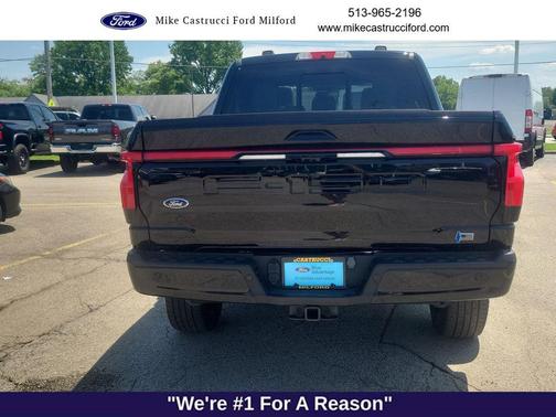 Agate Black Metallic 2023 Ford F-150 Lightning Platinum