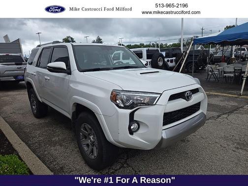 Super White 2016 Toyota 4Runner Trail Premium
