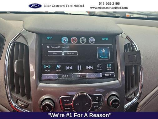 Mosaic Black Metallic 2016 Chevrolet Cruze Premier